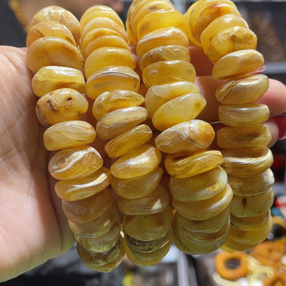 琥珀手链未镶嵌琥珀蜜蜡02