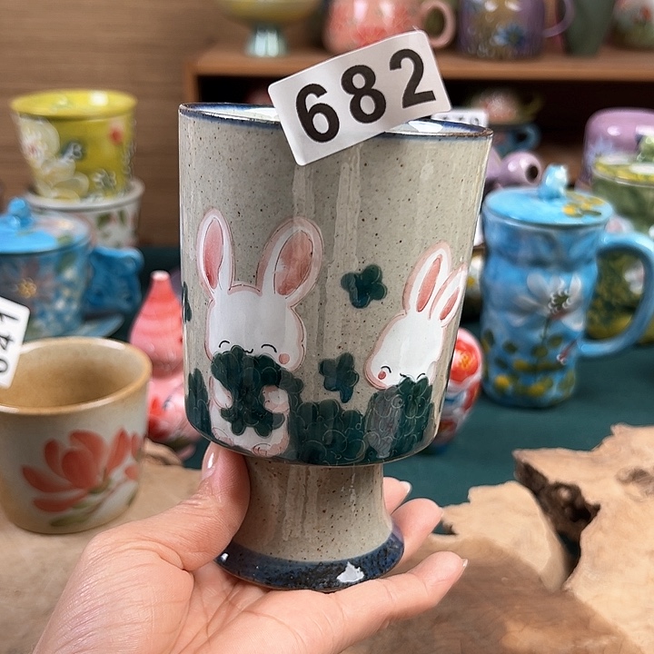 杯景德镇陶瓷手绘作品682