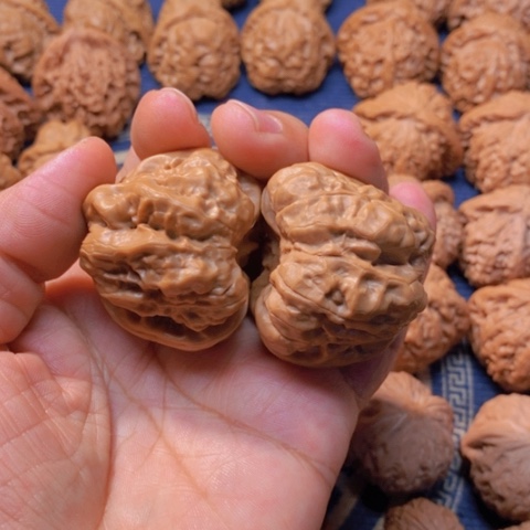 【闪购商品】吊坠文玩核桃真***生蛙蛙43