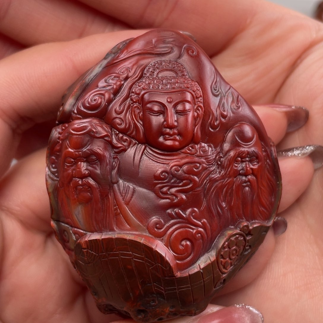 定制南红玛瑙未镶嵌旭**升