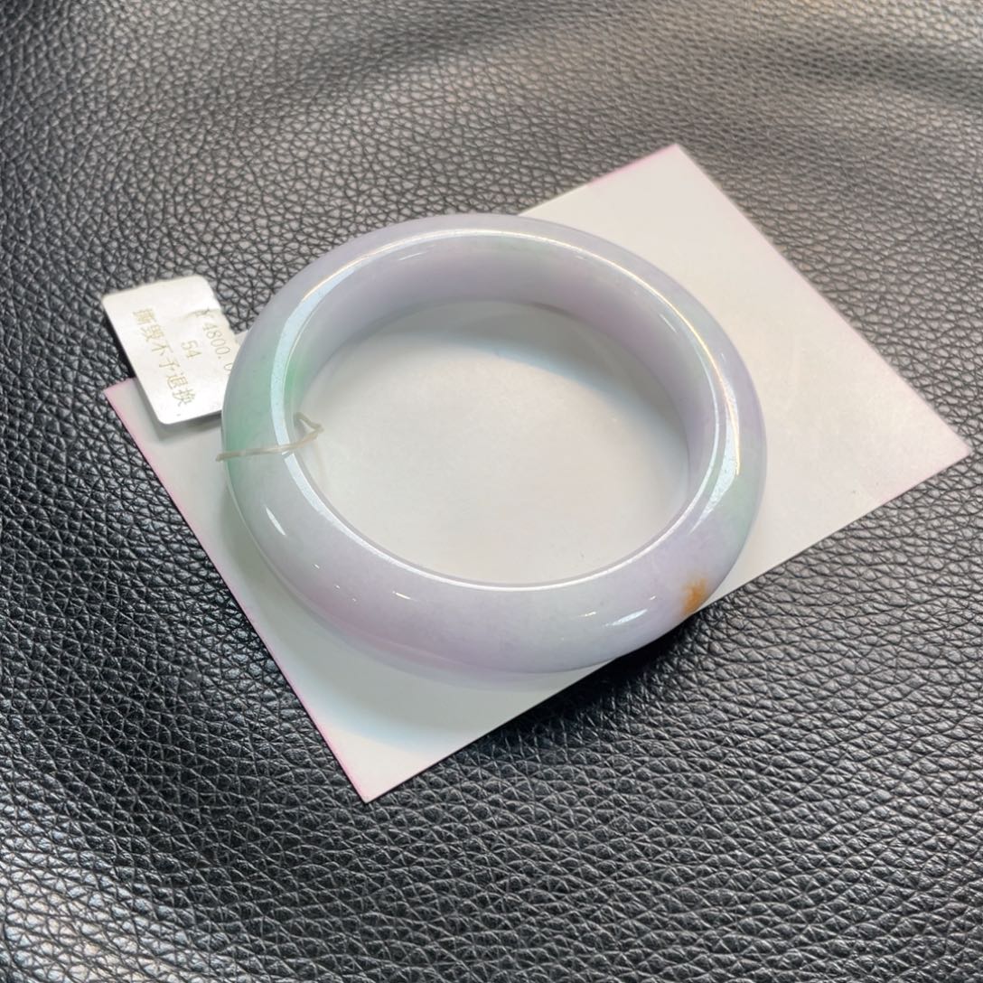 翡翠未镶嵌手镯169号 54正圈