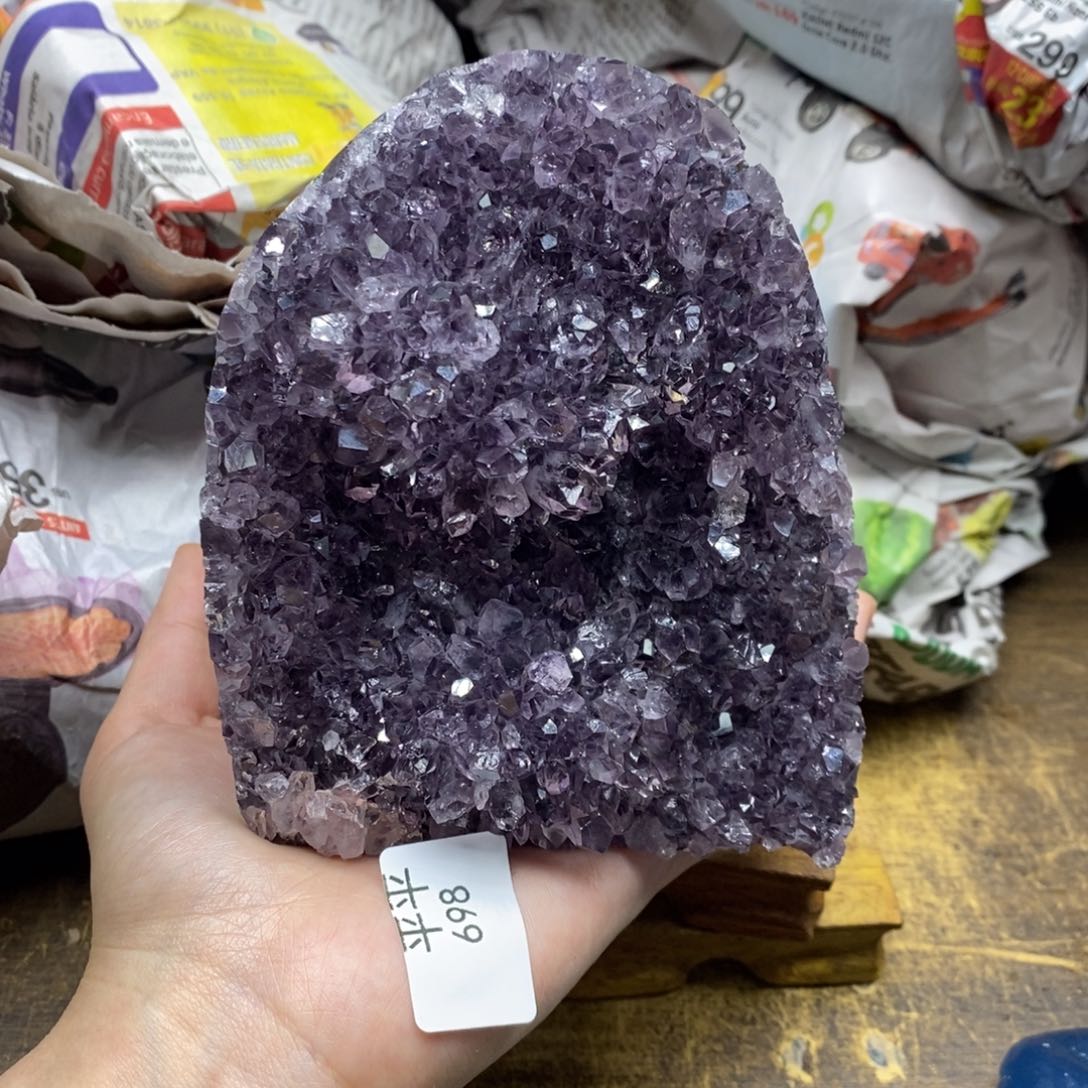 紫晶乌拉圭未镶嵌