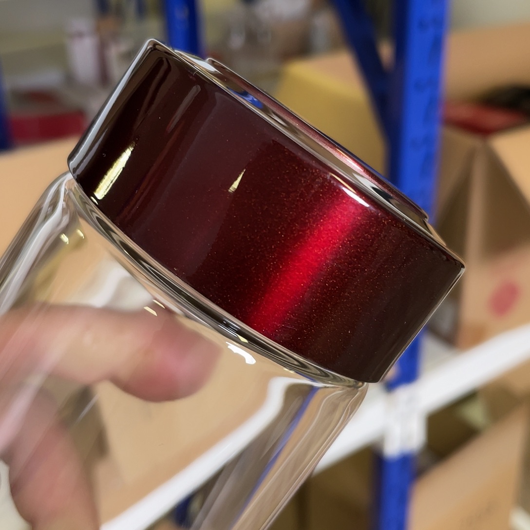水晶玻璃盖子款7567红