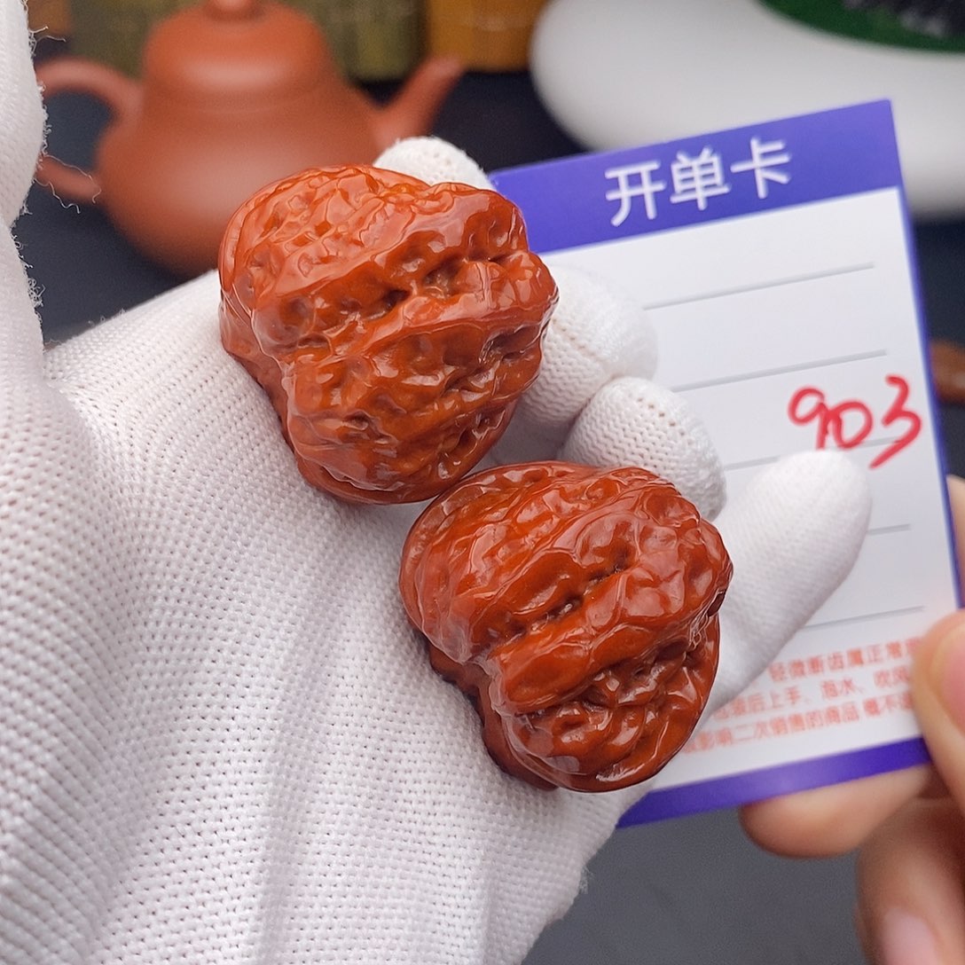 文玩核桃把件36蛤蟆头903