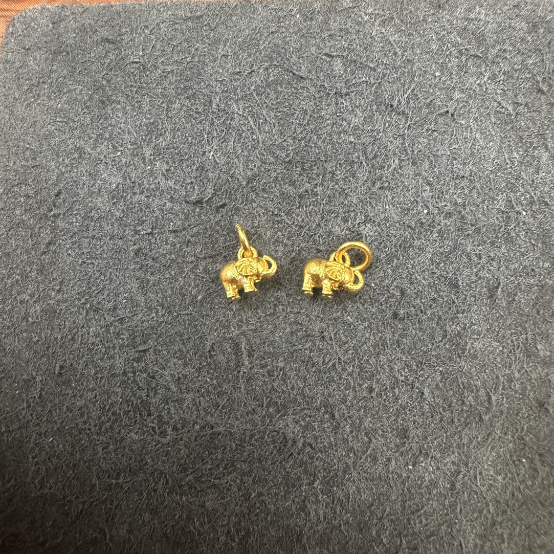 足金999 小象滴流