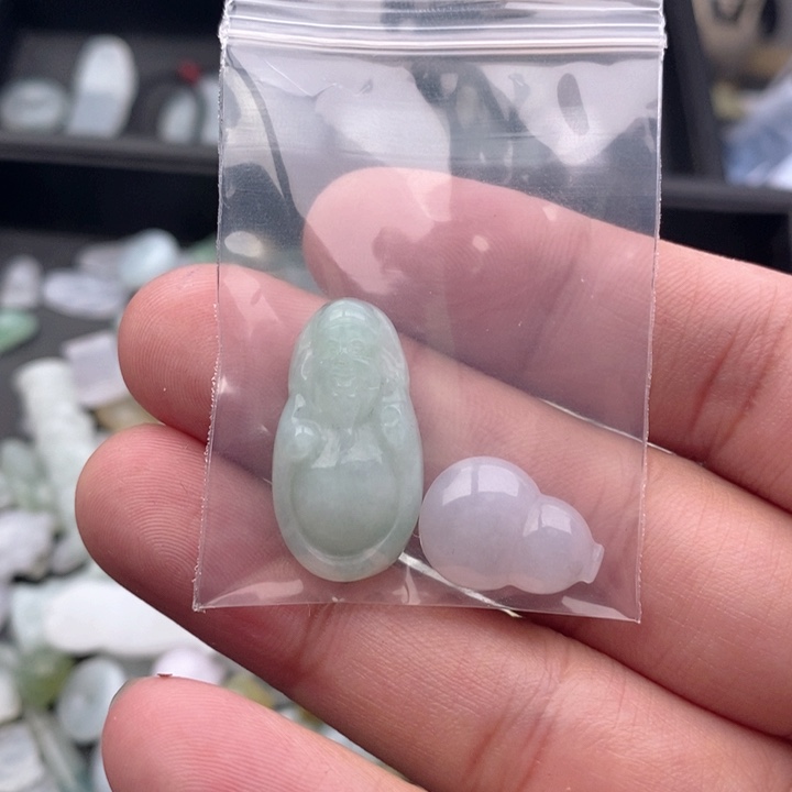 可***多翡翠未镶嵌吊坠(不含链)