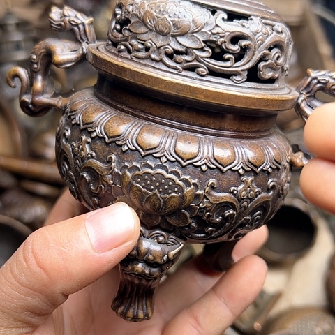 铜制文玩把玩物件