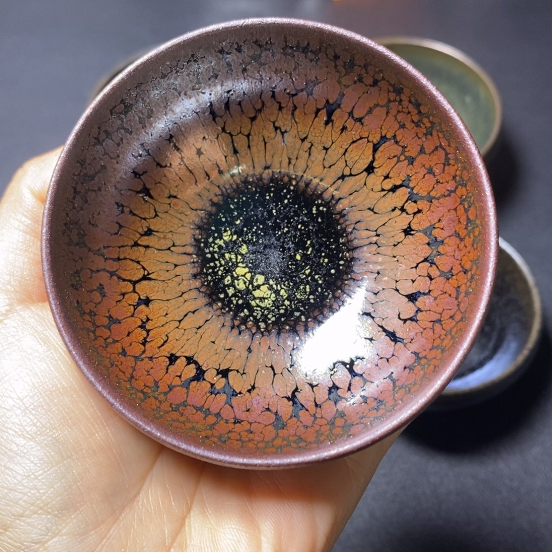 茶盏自然还原柴烧直播间