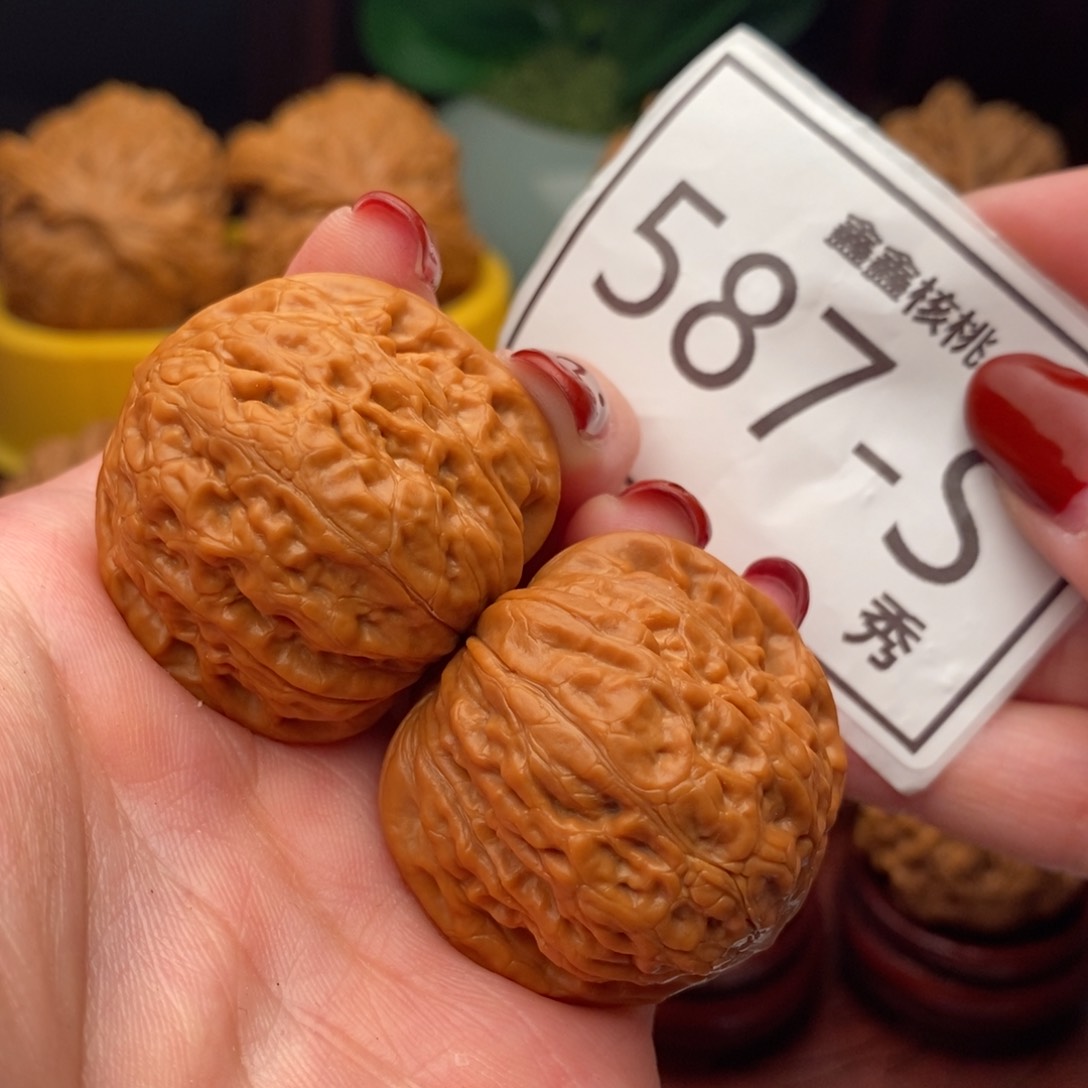 文玩核桃把件铁锤35