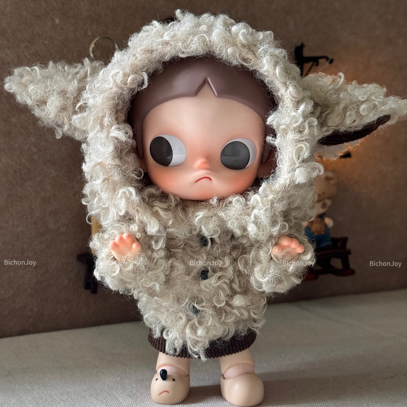瓜瓜嘎·原创Zisga娃衣1/8BJD毛茸茸羊毛卷铆钉灯芯绒裤可爱套装