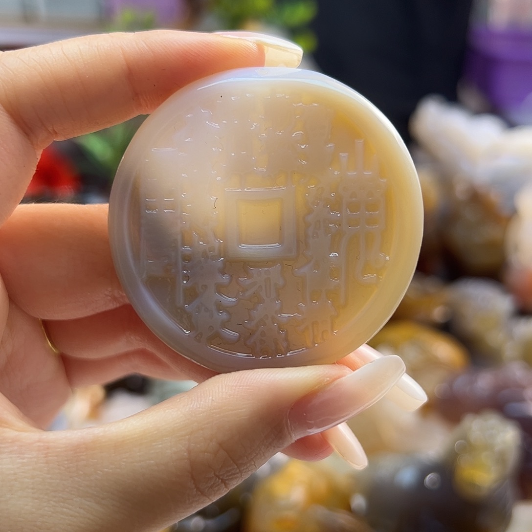 玛瑙/玉髓未镶嵌吊坠(不含链)