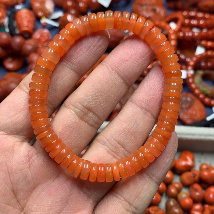 手串未镶嵌南红玛瑙7mm+