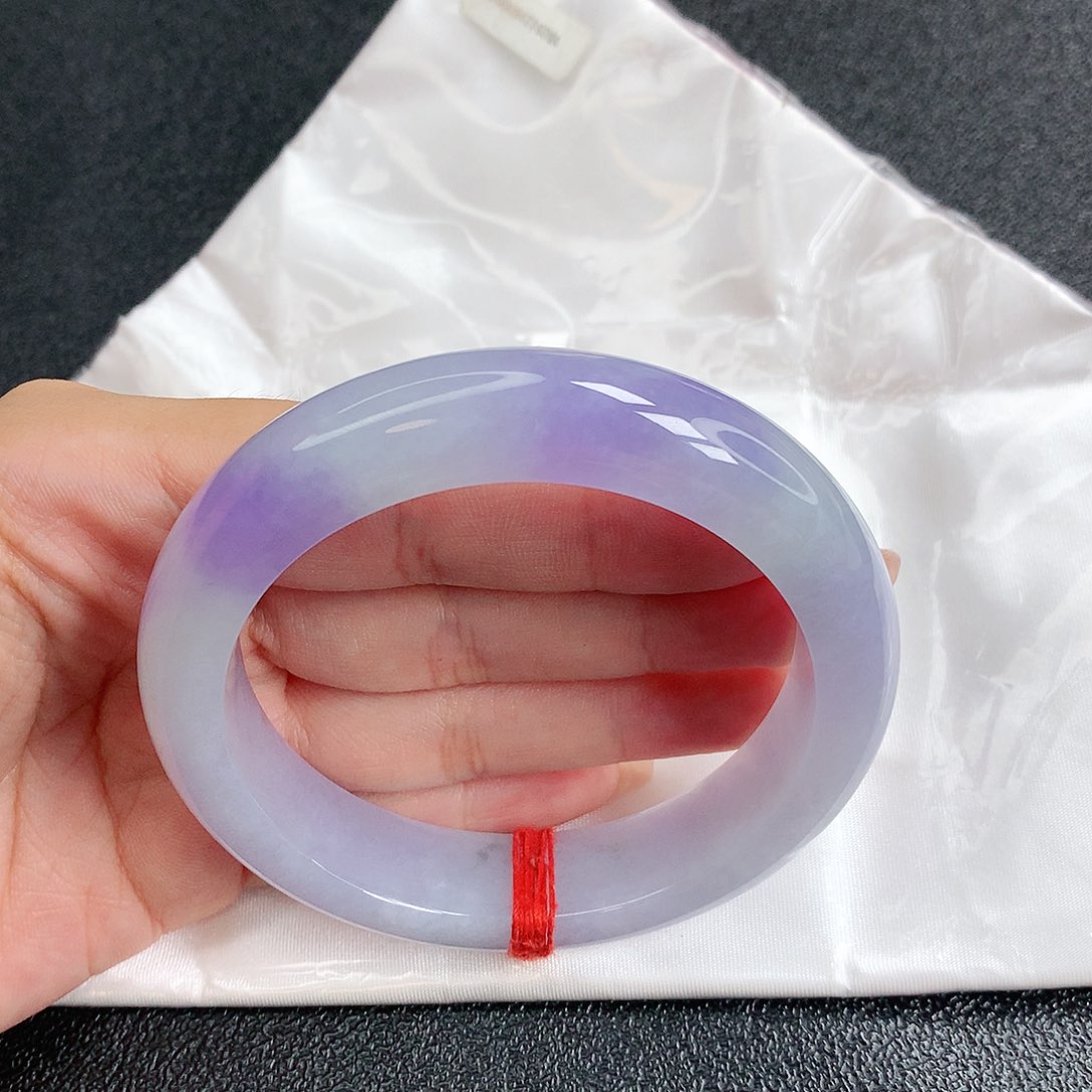 【闪购商品】未镶嵌手镯翡翠，59妖紫强推