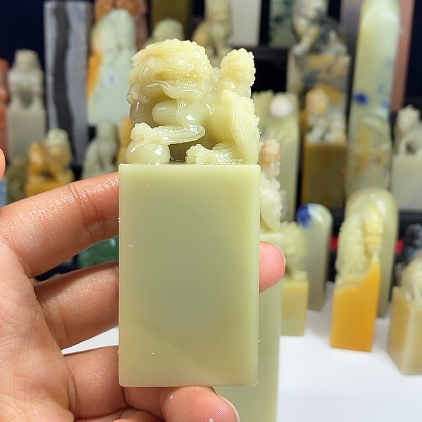 【闪购商品】青田石印石见*堂