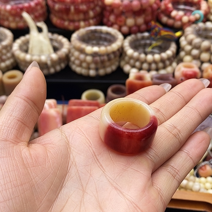 2***g驼骨其他半血戒指