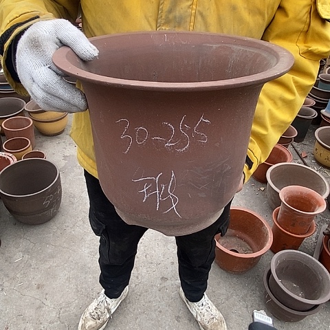紫砂中国宜兴紫砂花盆