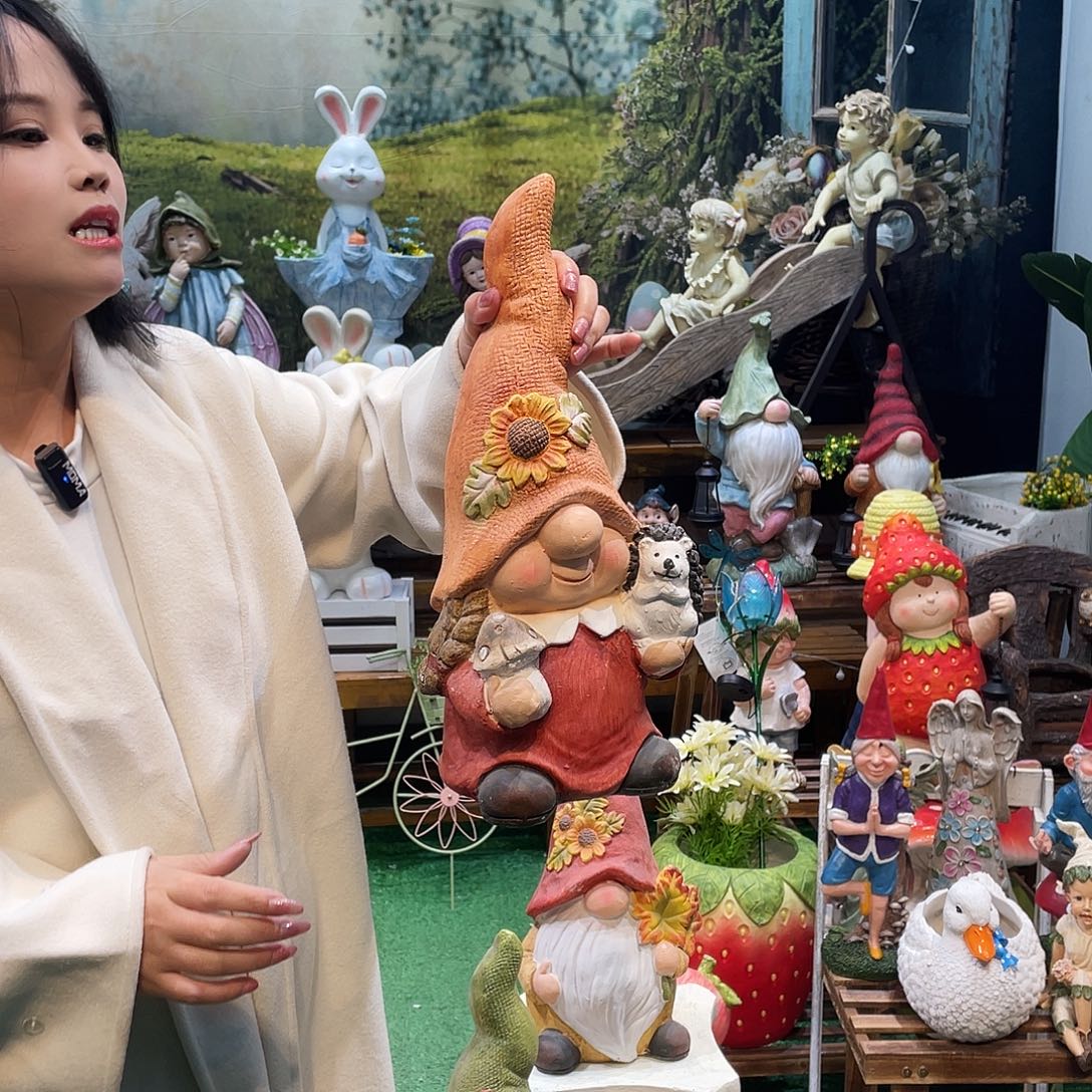 摆件花园摆件红红火火