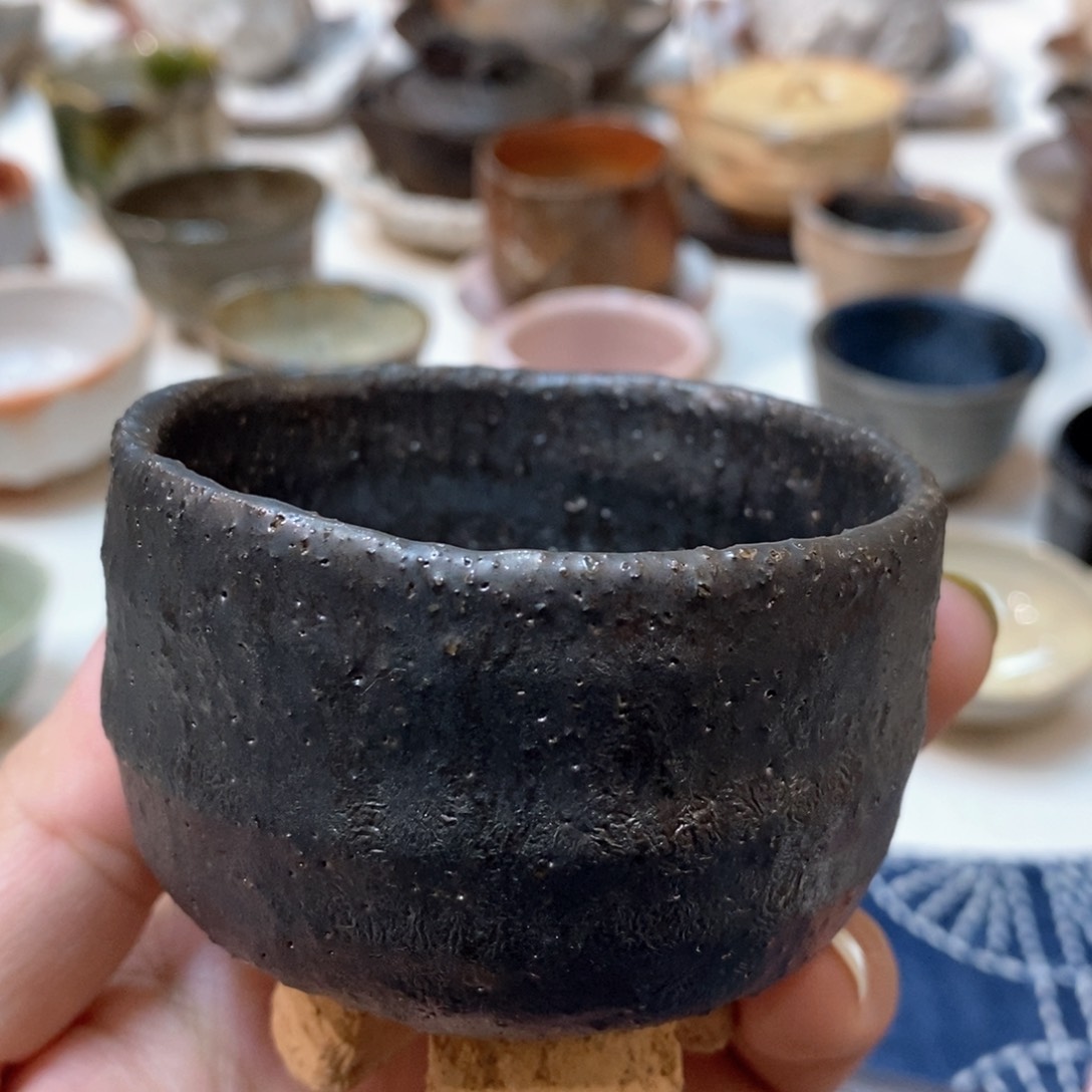 柴烧侘寂粗陶茶具