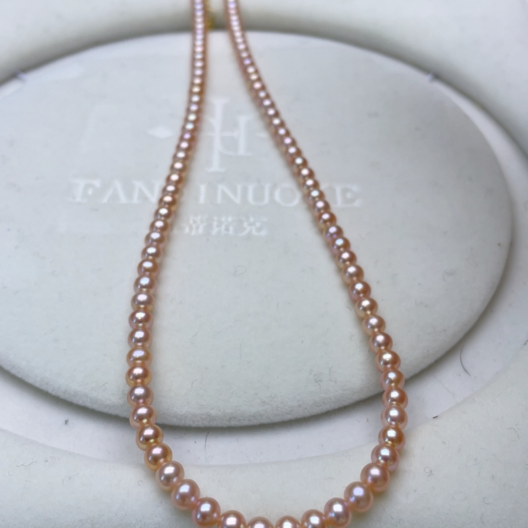 颈饰银S925镶嵌淡水珍珠