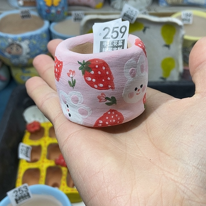 红陶259 2.15 手工盆接图定制