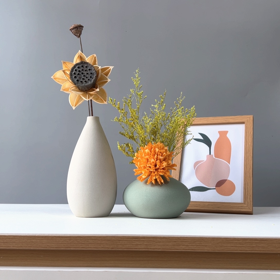 瓶花瓶带花高度20-30厘米左右