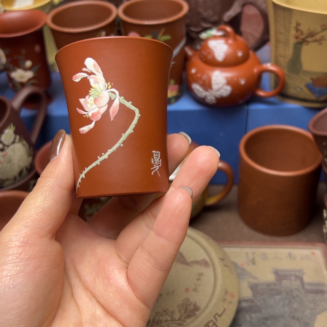 紫砂茶杯紫砂主人杯