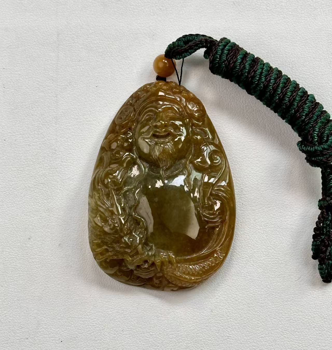天然缅甸A货翡翠（财神）