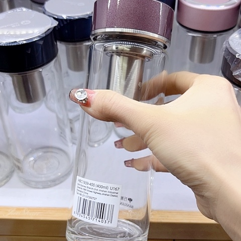 万象品牌玻璃杯万象u167，紫色