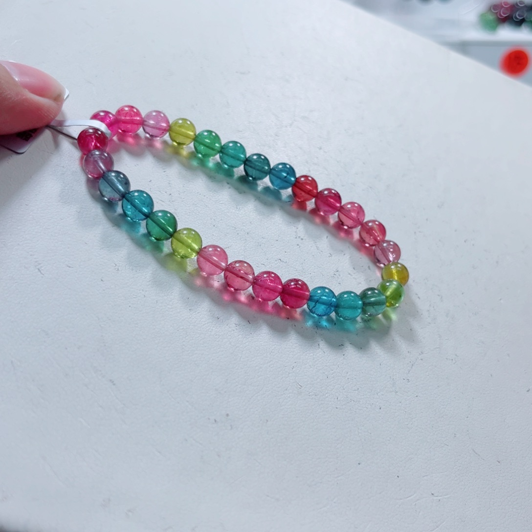 未镶嵌手链碧玺碧玺