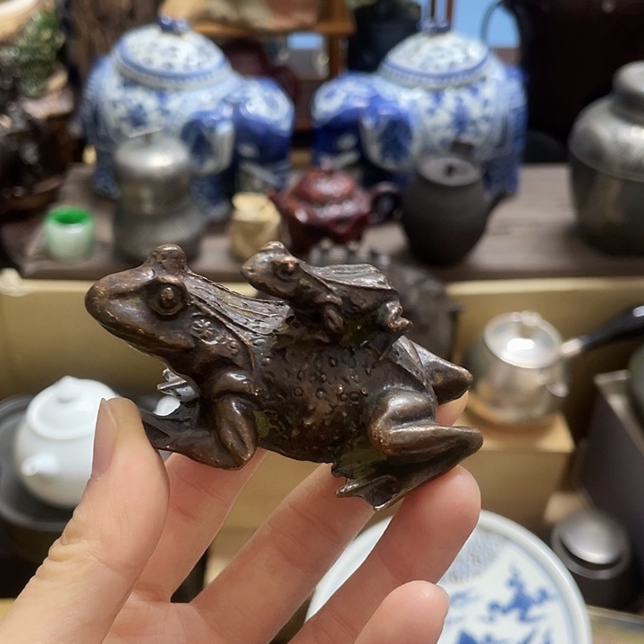 铜中古工艺品摆件