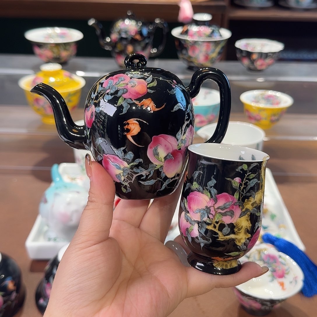 珐琅彩主人杯茶具系列