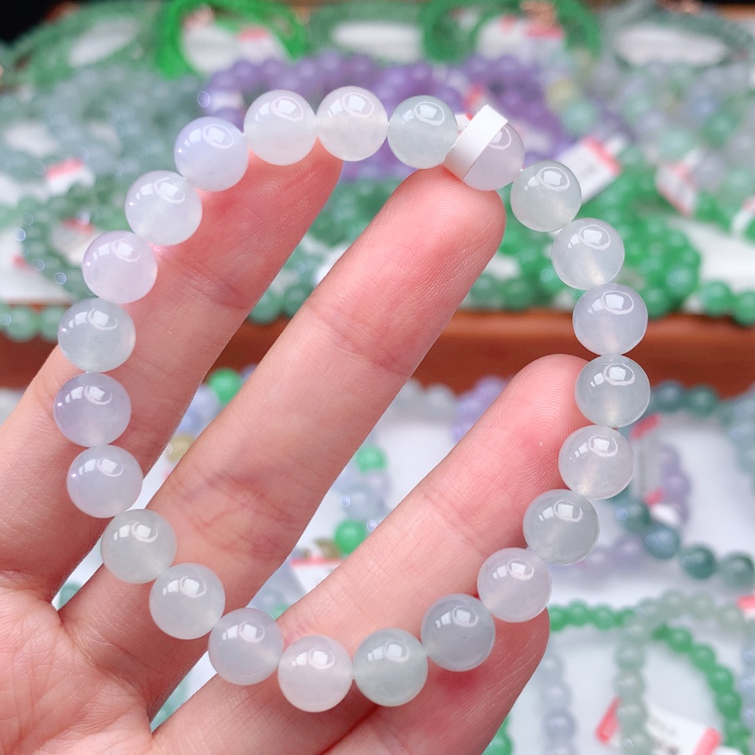 翡翠手链未镶嵌翡翠8mm
