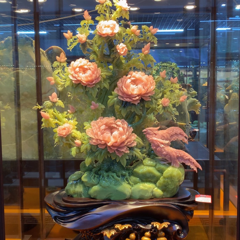 【闪购商品】蛇纹石玉摆件覆膜未镶嵌