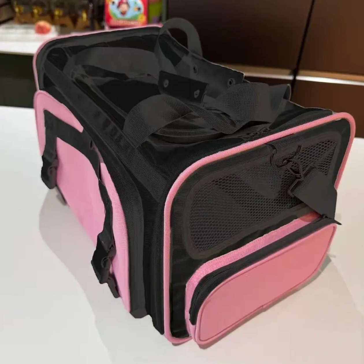 粉墨定制猫包联名猫咪外出舒适大容量背带小型犬可用【顾ta猫包】