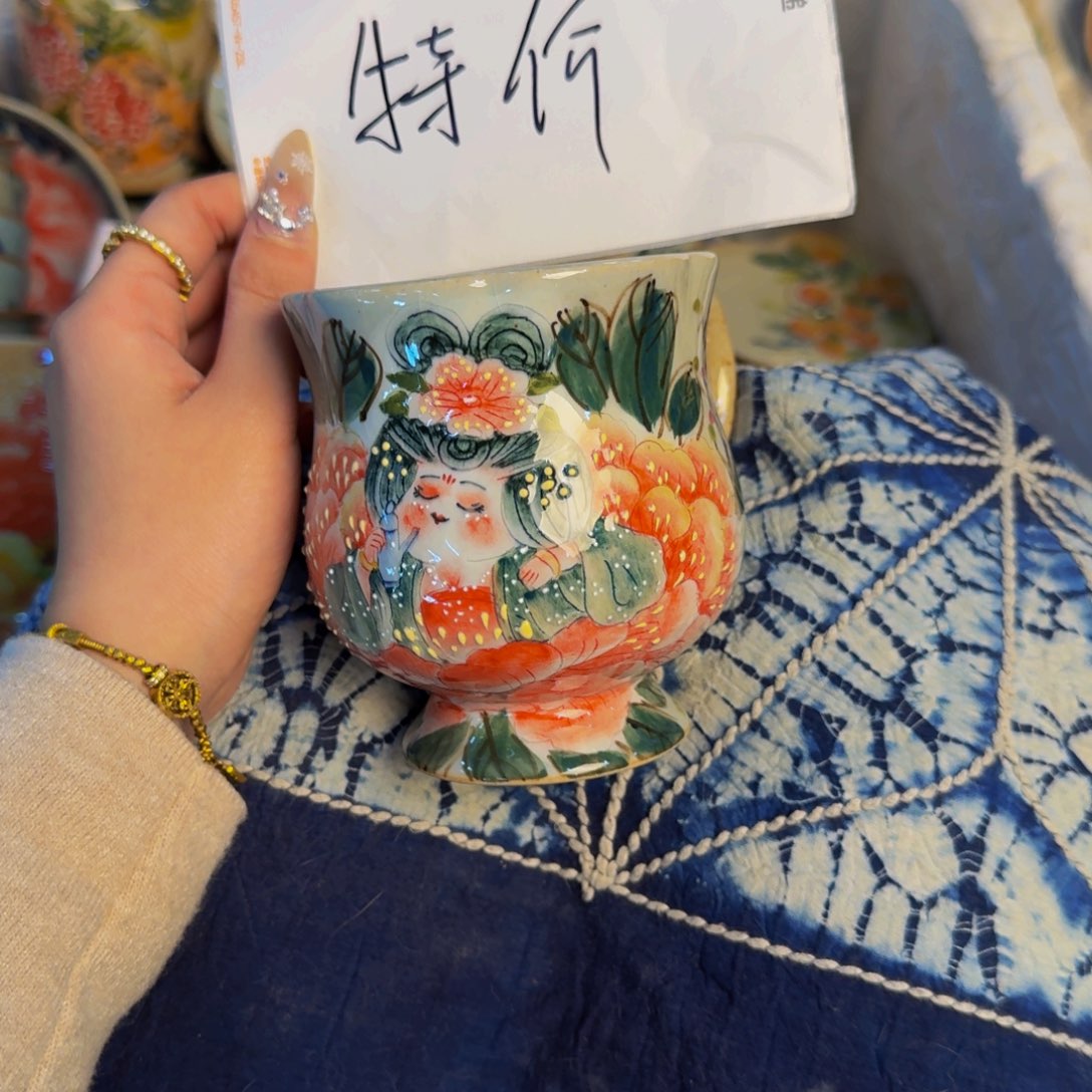 瓷片景德镇陶瓷手工手绘