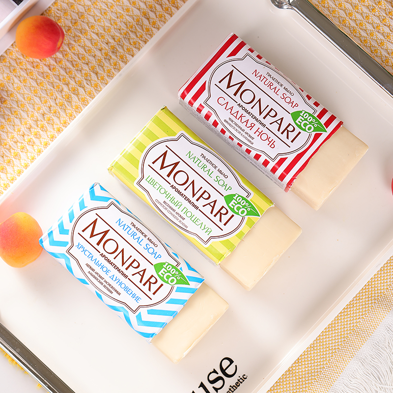  俄罗斯原装清香香皂浴用香皂清新180克（3块3个味道）