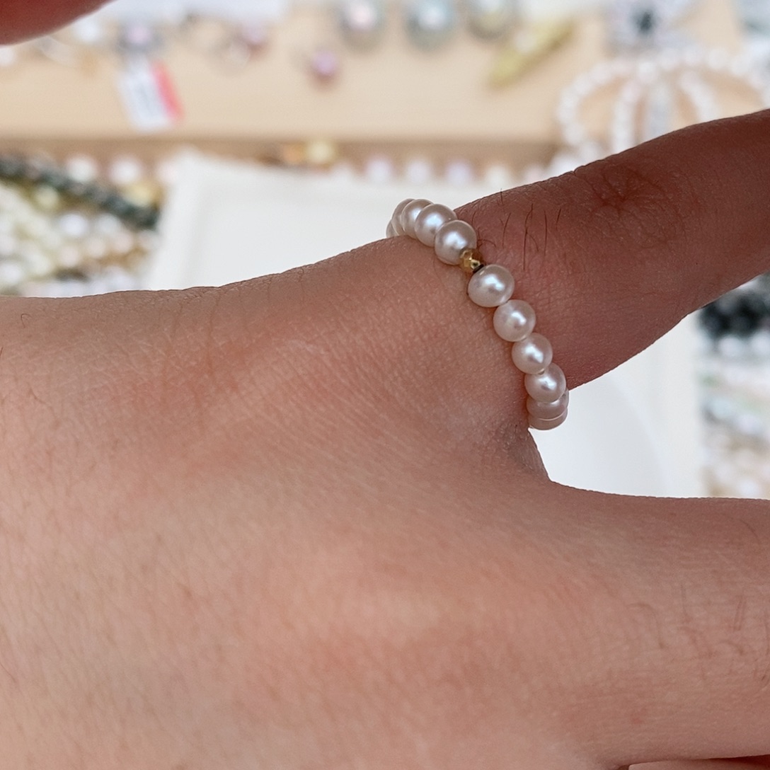 淡水珍珠耳饰未镶嵌