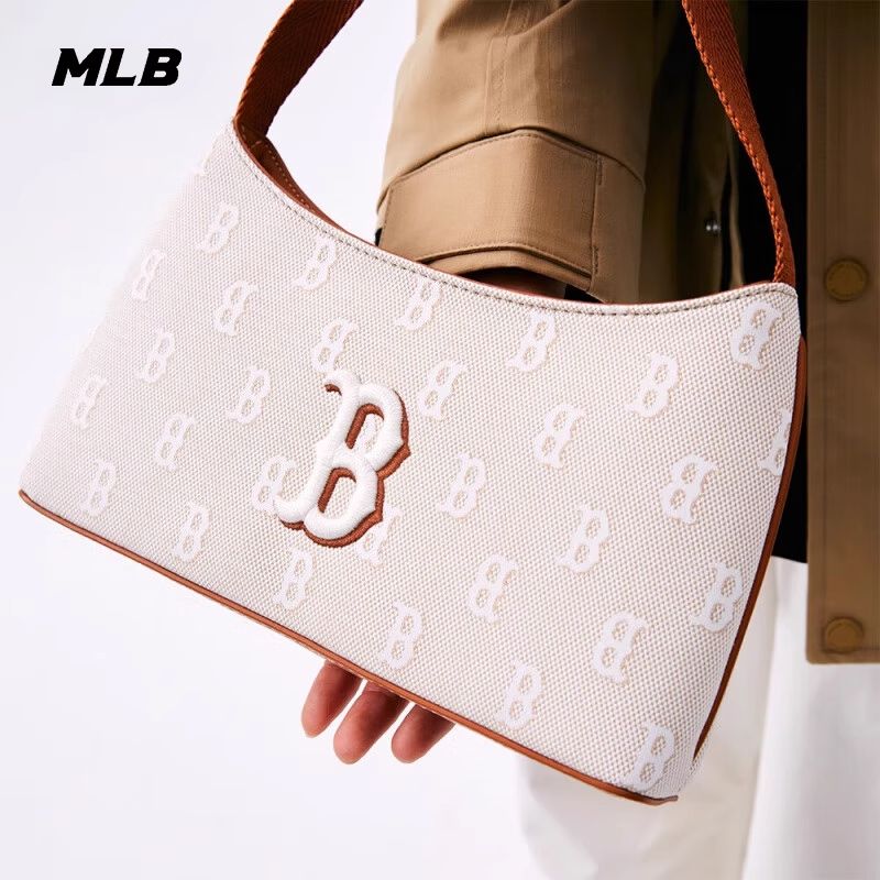 MLB男包女包25春季新款可调节情侣通勤休闲单肩斜挎包专柜正品