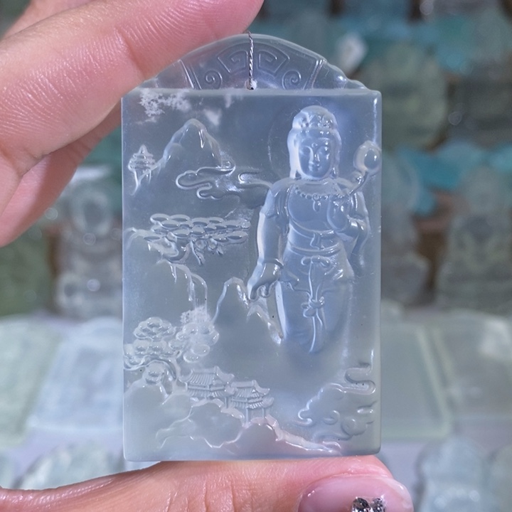 岫玉吊坠未镶嵌吊坠