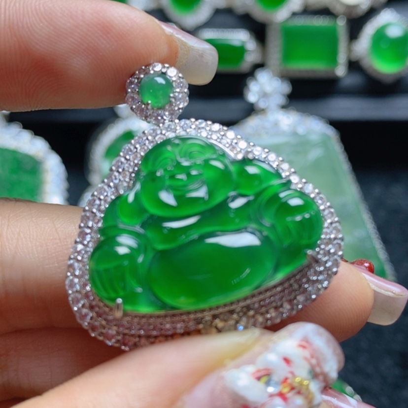 【闪购商品】翡翠挂件未镶嵌佛公