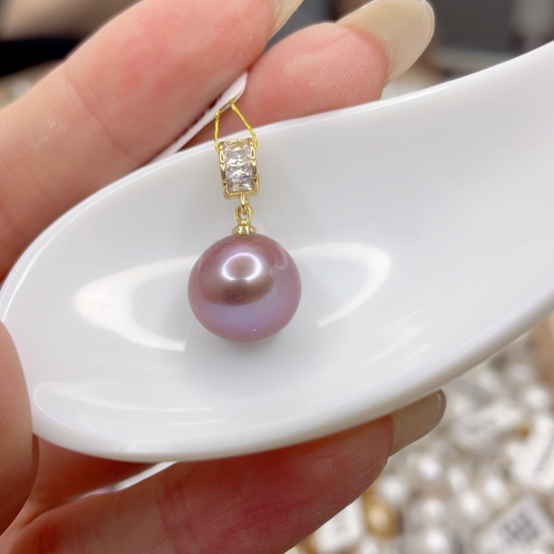 淡水珍珠未镶嵌吊坠(赠链)