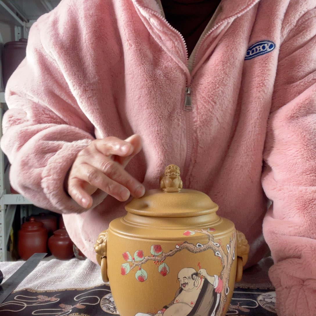 紫砂茶叶罐熊*今天晚上