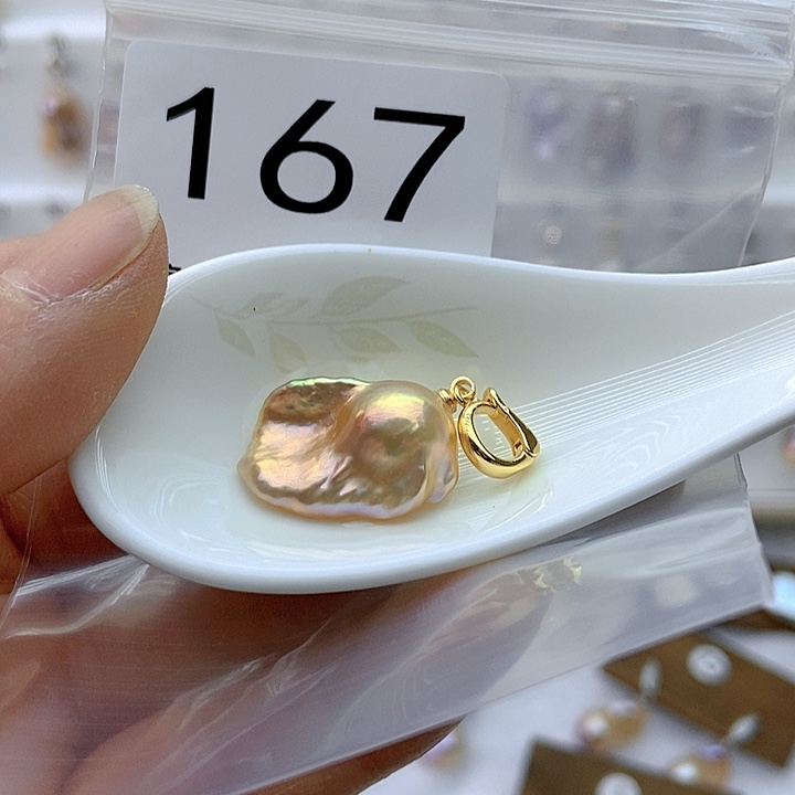 淡水珍珠颈饰银S925镶嵌