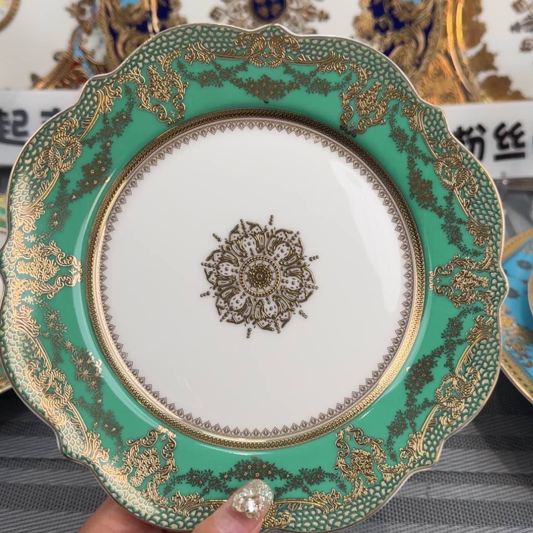 瓷片8英寸平盘2个福利价