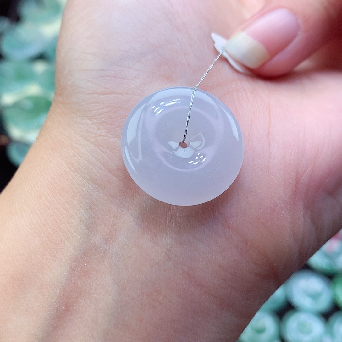 翡翠颈饰未镶嵌22尺寸21.2-5.5