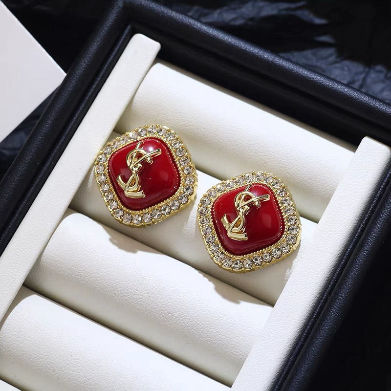 铜合金耳饰 气质轻奢百搭简约简约优雅精致网红设计师耳环F3014