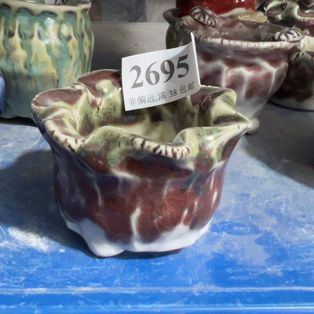 红陶景德镇手工花盆