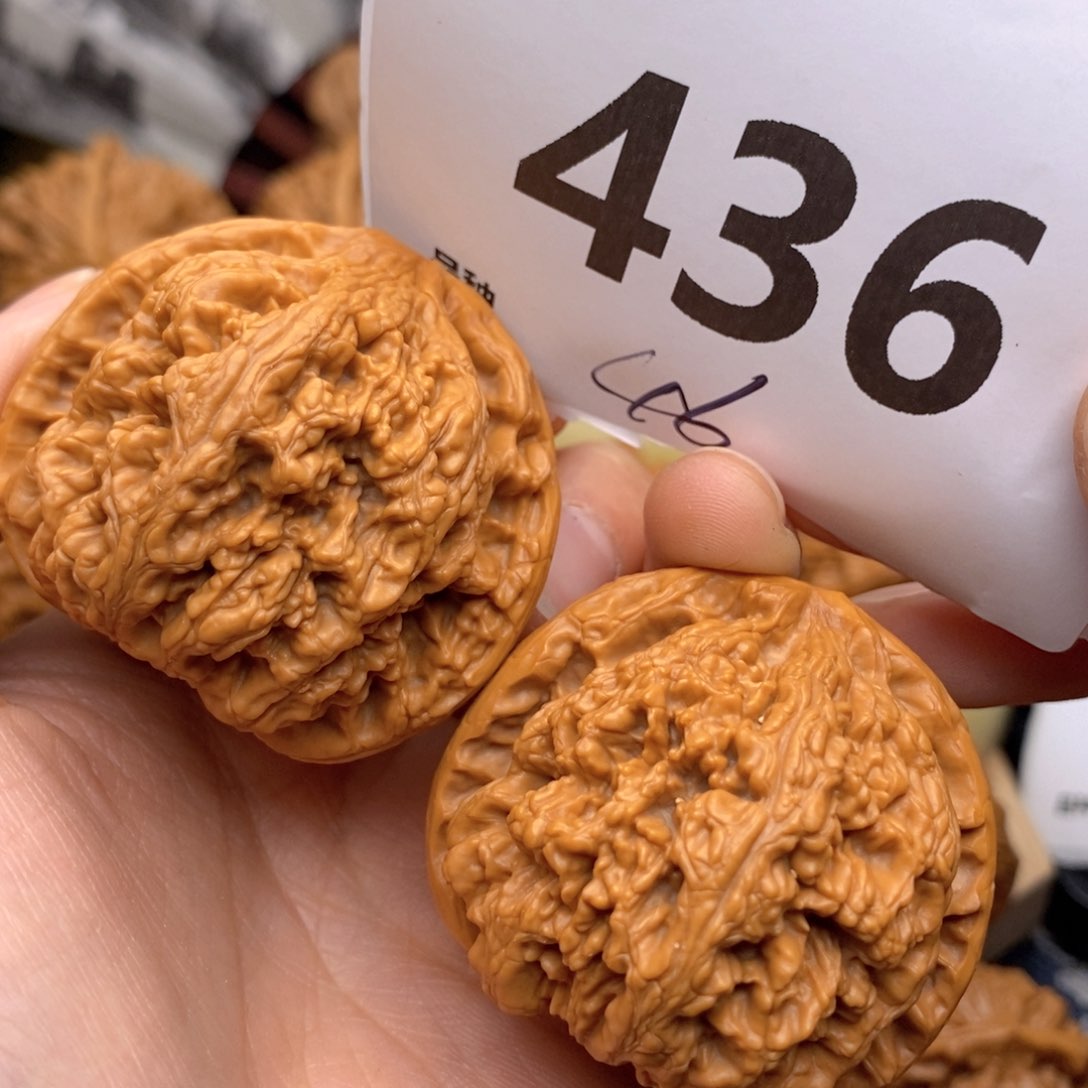 文玩核桃把件436号46粗筋
