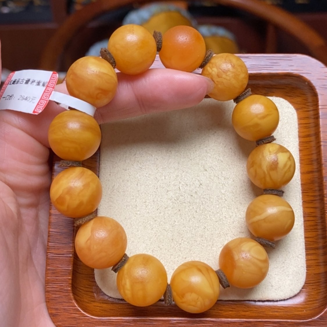 【闪购商品】蜜蜡手链未镶嵌手串