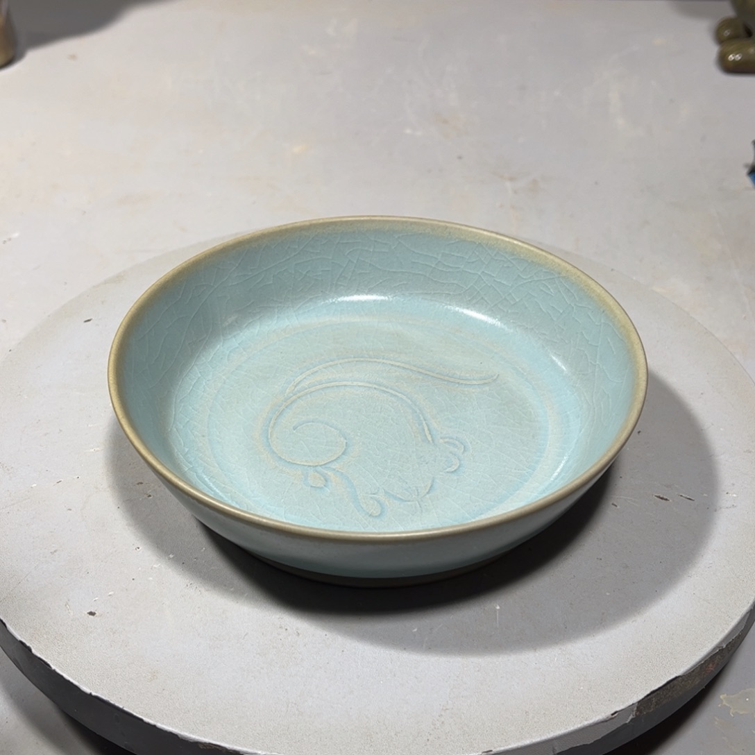 瓶汝窑瓷器品相完美